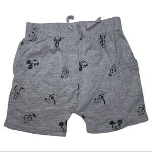 Disney Baby Faux Drawstring Character Shorts Baby Size 3-6 Months Grey